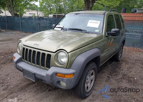 2003 Jeep Liberty Sport из США, поврежденный, VIN 1J4GL48K73W734004
